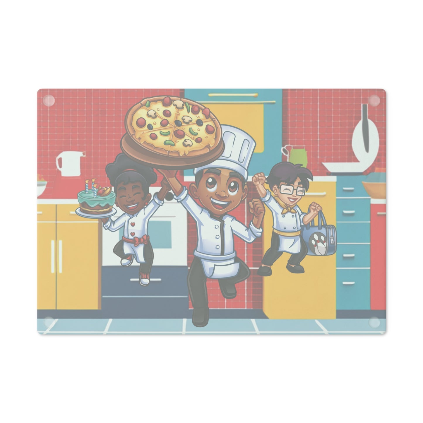 Chef Diamond and Friends Cutting Board