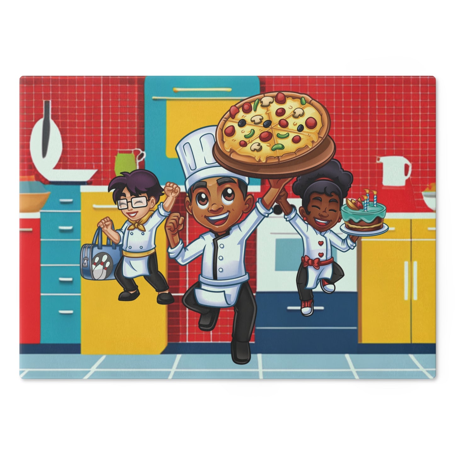 Chef Diamond and Friends Cutting Board