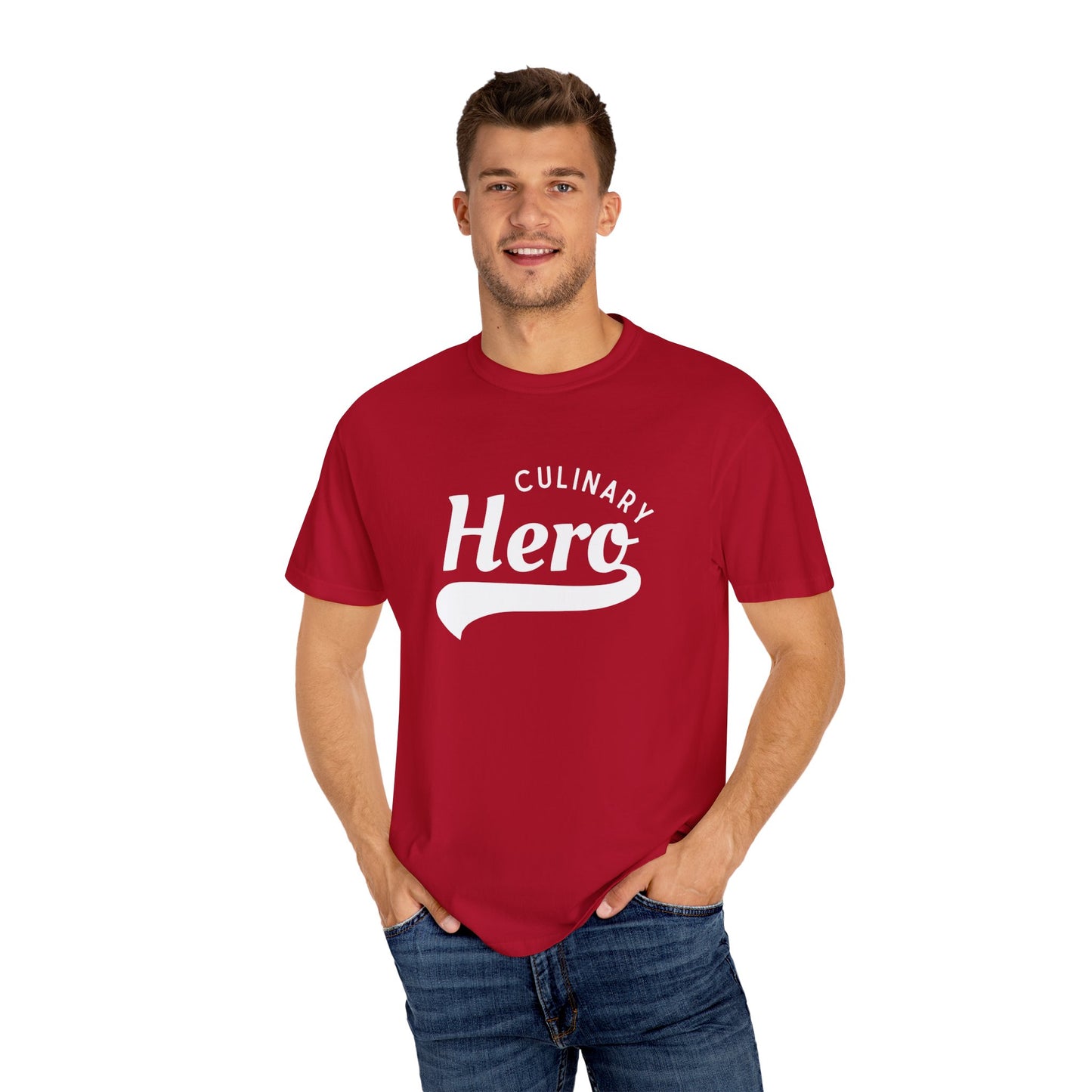 Culinary Hero T-Shirt - White Text