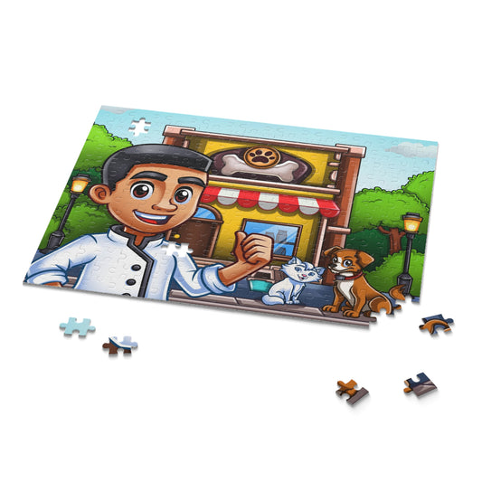 Chef Santos Pet Shop Puzzle (120, 252, 500-Piece)