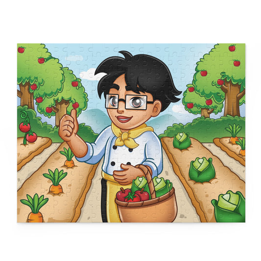 Chef Lily Organic Garden Puzzle (120, 252, 500-Piece)