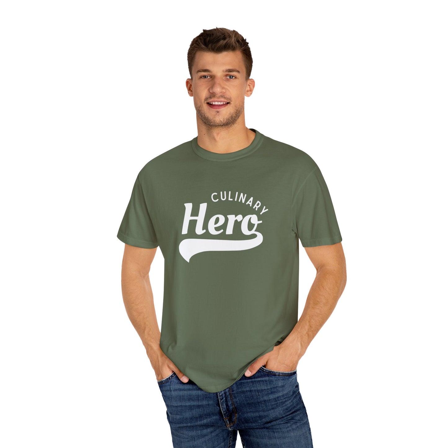 Culinary Hero T-Shirt - White Text