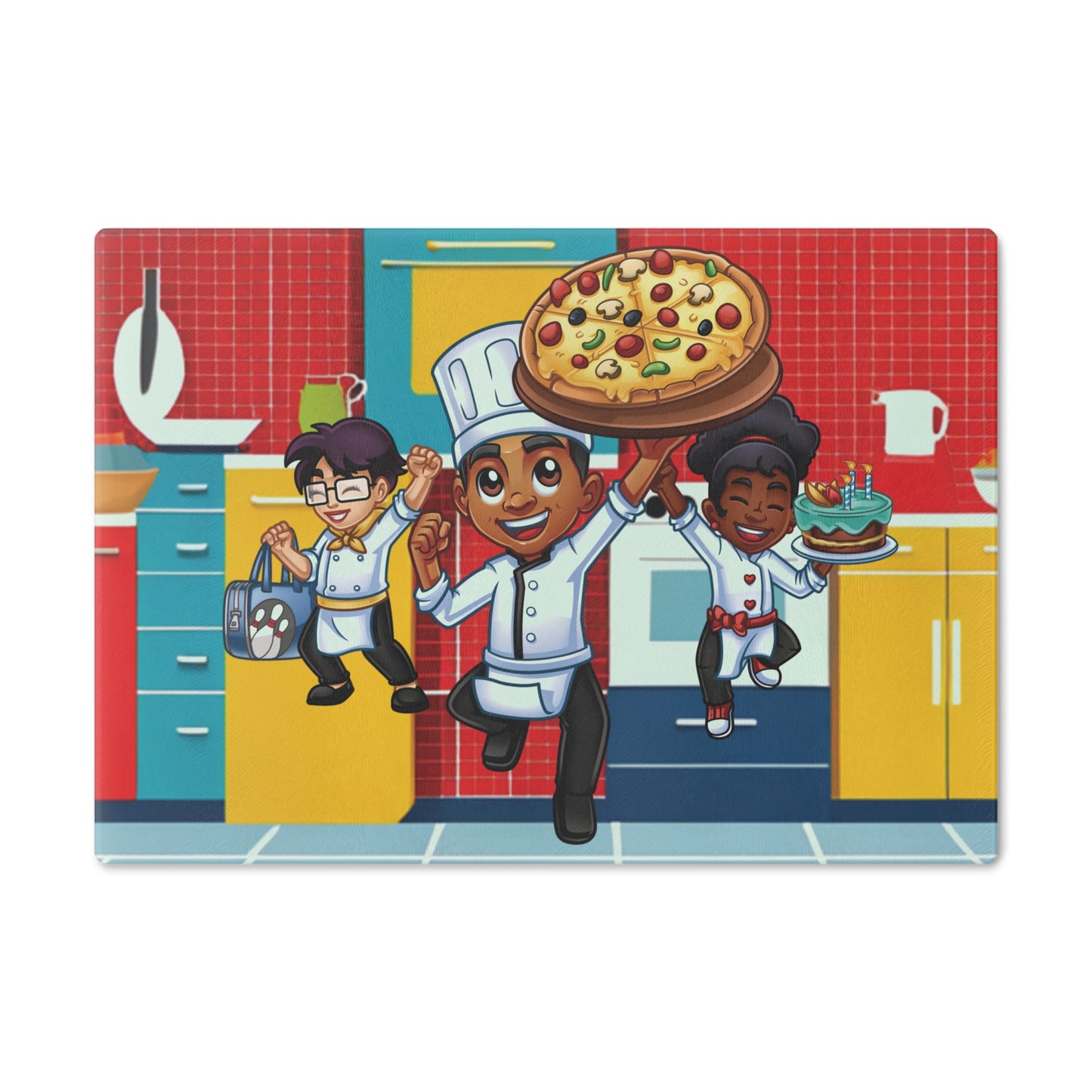 Chef Diamond and Friends Cutting Board