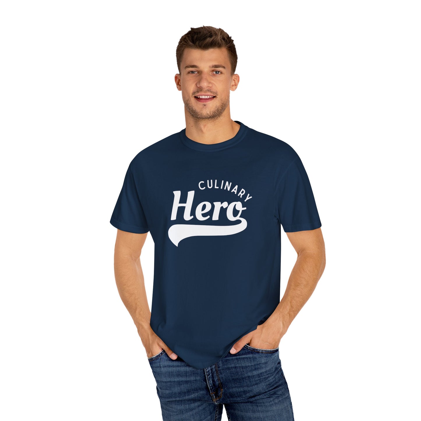 Culinary Hero T-Shirt - White Text