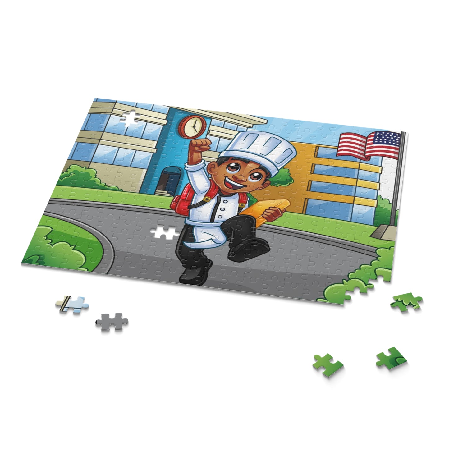 Chef Diamond School Puzzle (120, 252, 500-Piece)