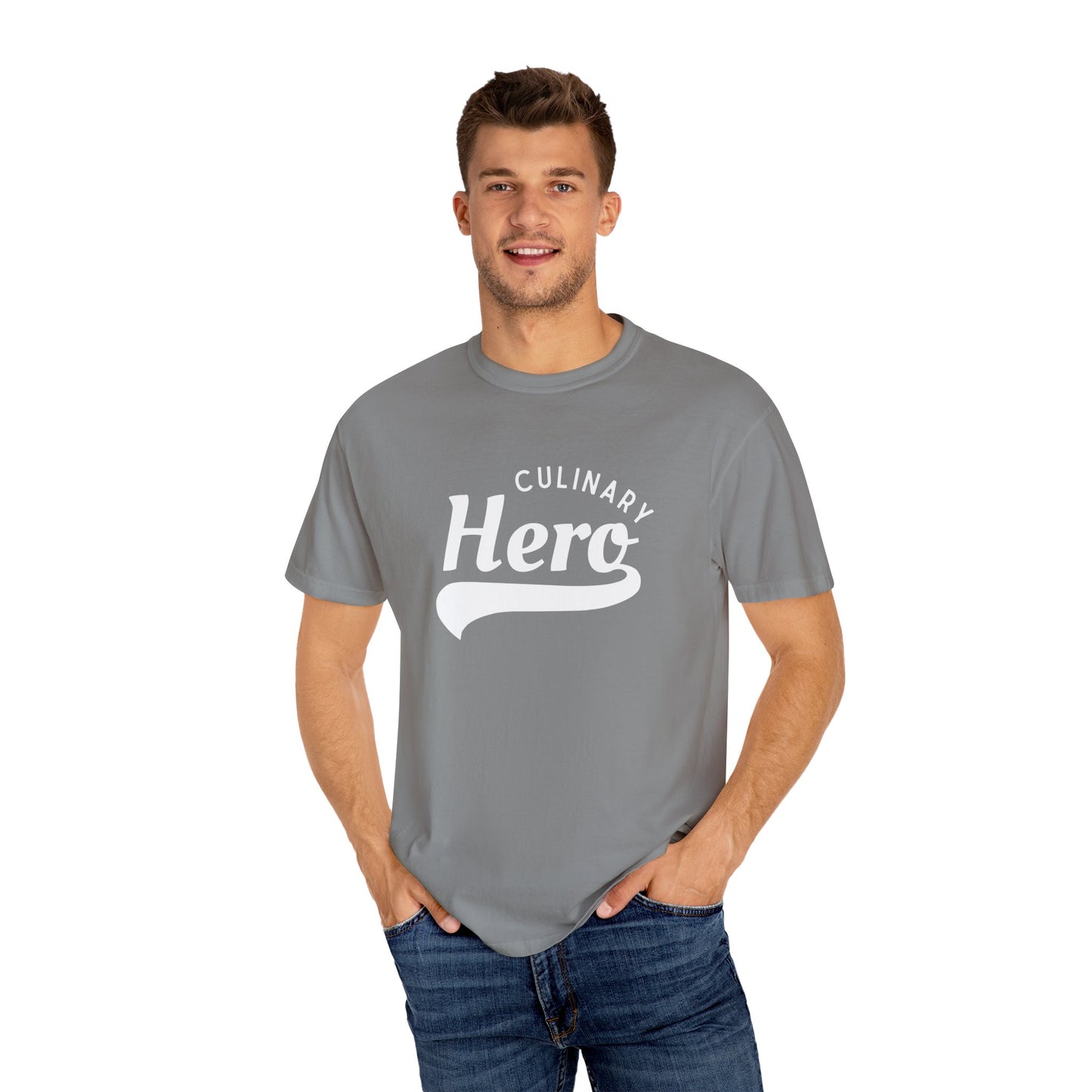 Culinary Hero T-Shirt - White Text