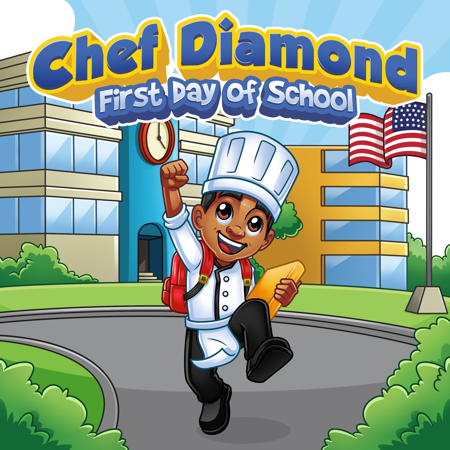Chef Diamond First Day of School
