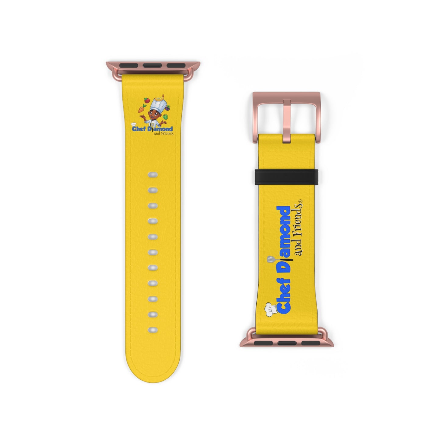 Chef Diamond Yellow Watch Band