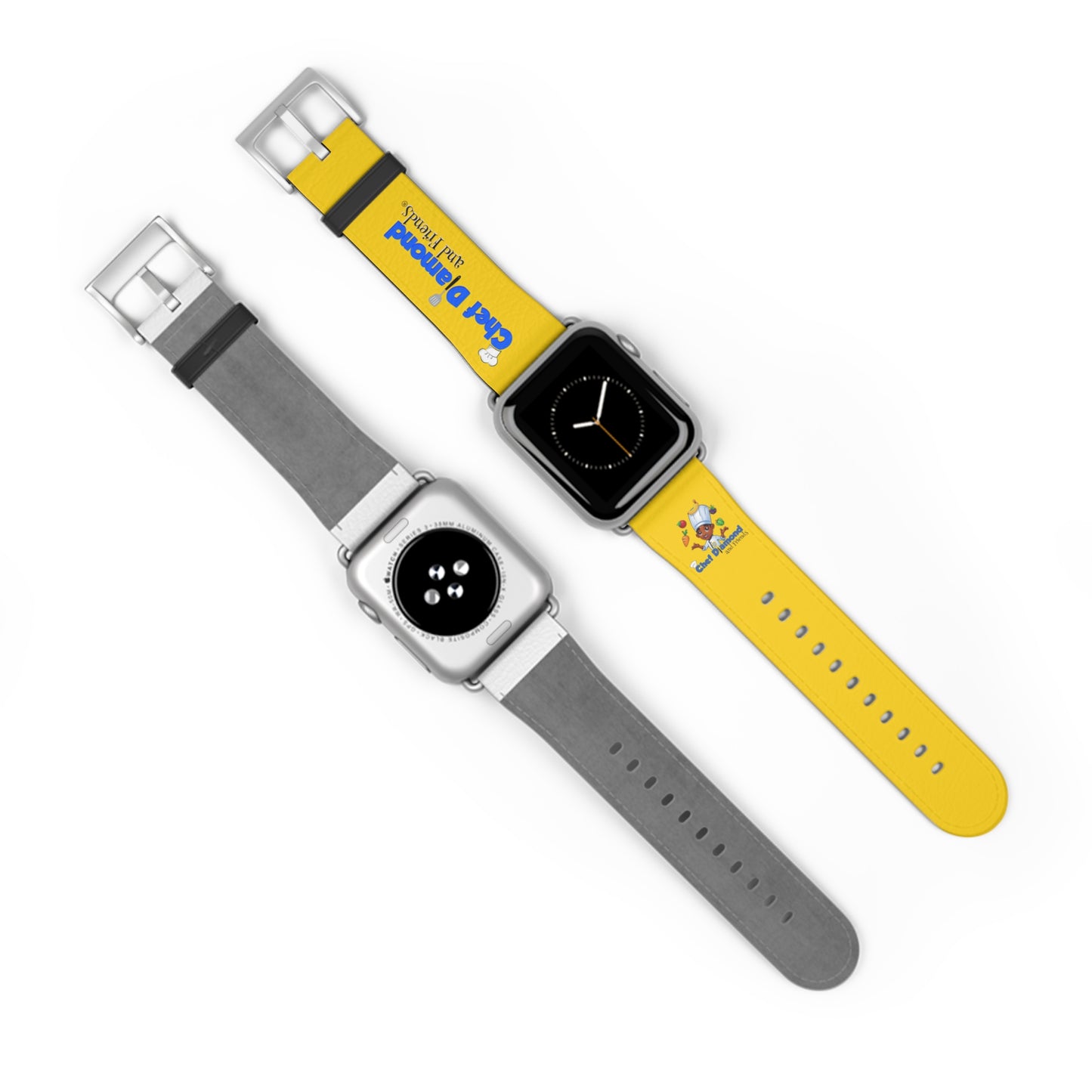 Chef Diamond Yellow Watch Band