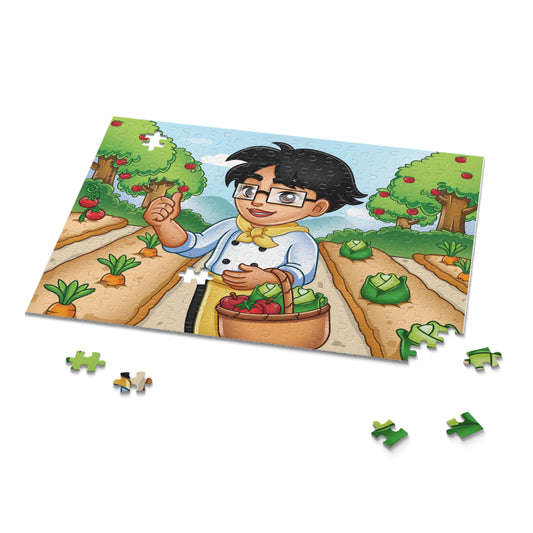 Chef Lily Organic Garden Puzzle (120, 252, 500-Piece)