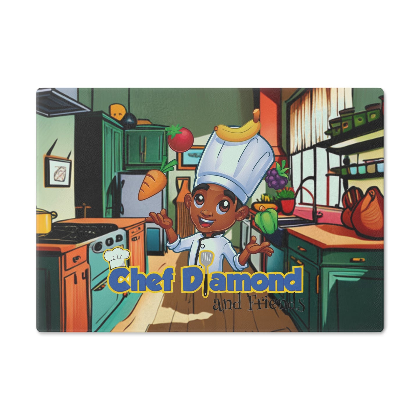 Chief Diamond and Friends Brand Cutting Board