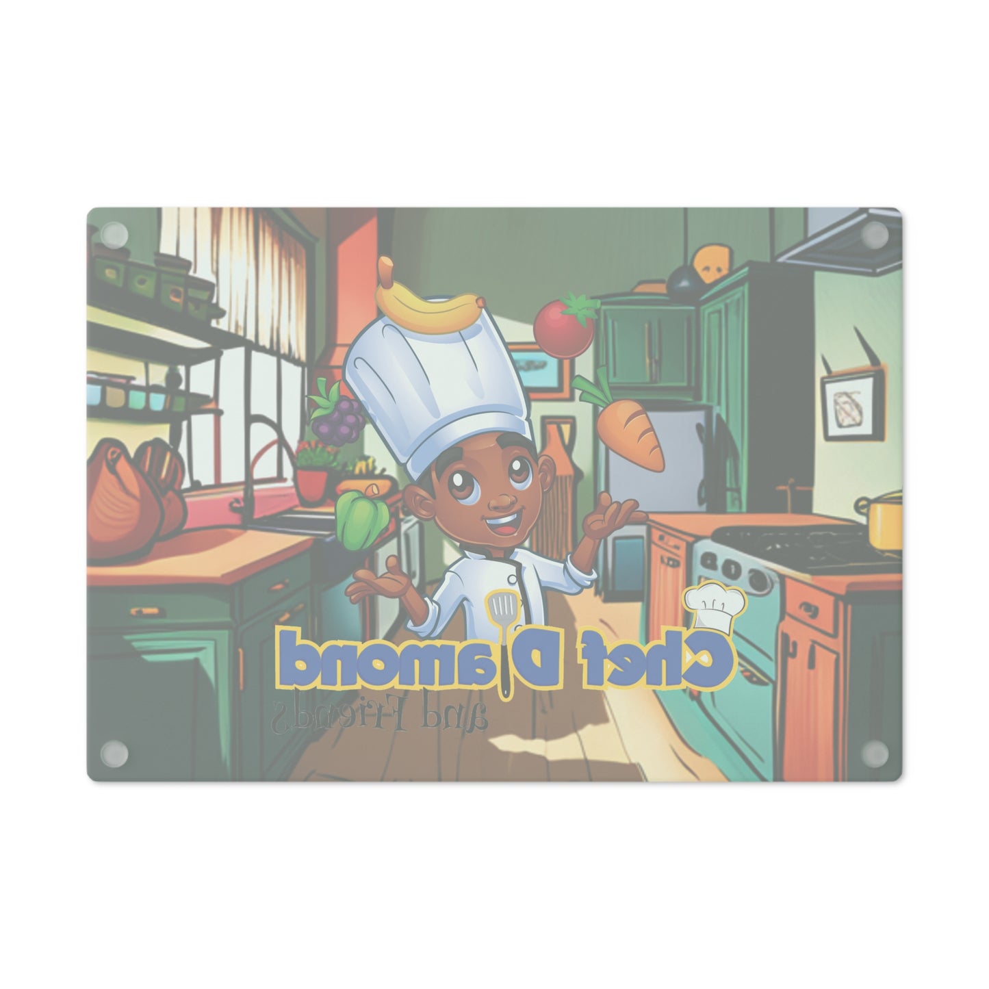 Chief Diamond and Friends Brand Cutting Board