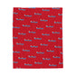 Chef Diamond and Friends Plush Red Blanket