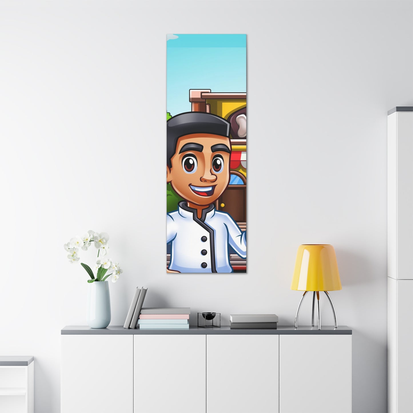 Chef Santos Canvas Gallery Wraps