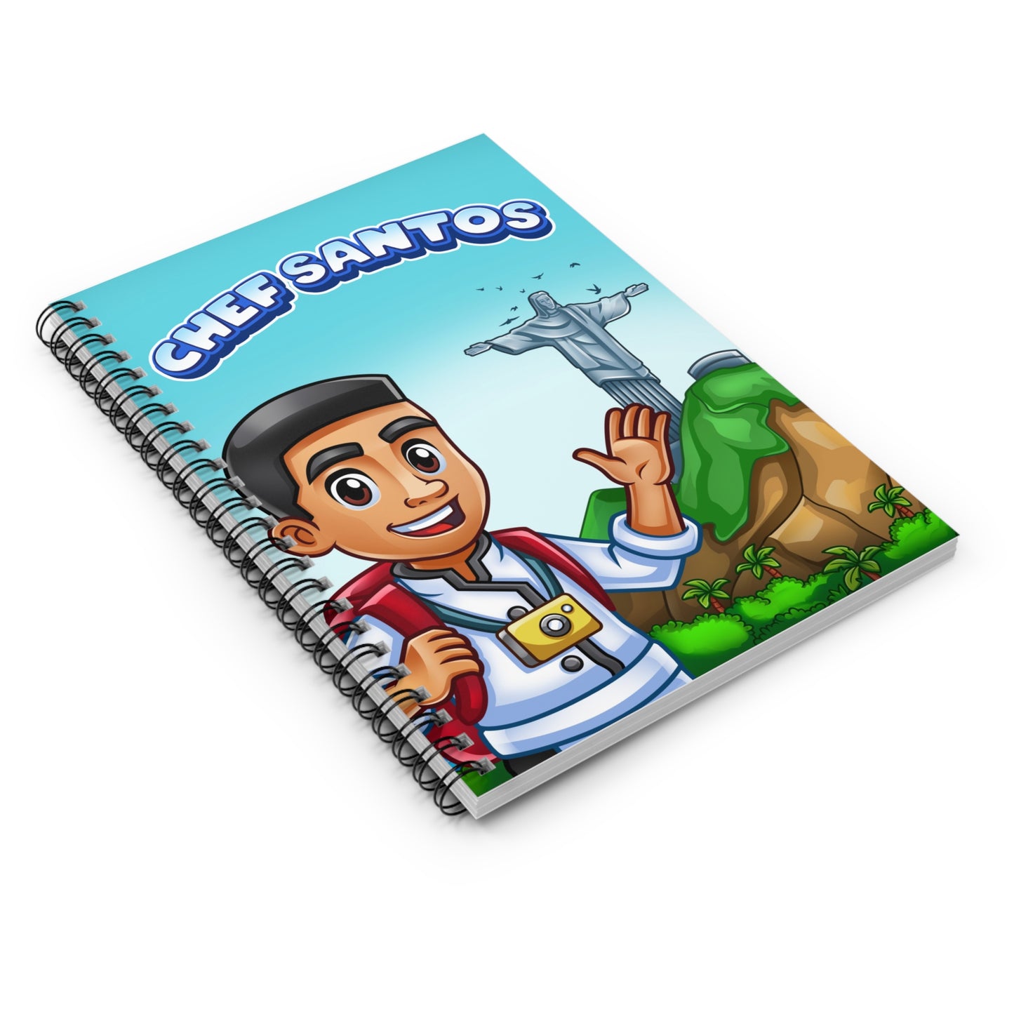 Chef Santos Spiral Notebook - Ruled Line