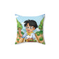 Chef Lily Garden Square Pillow