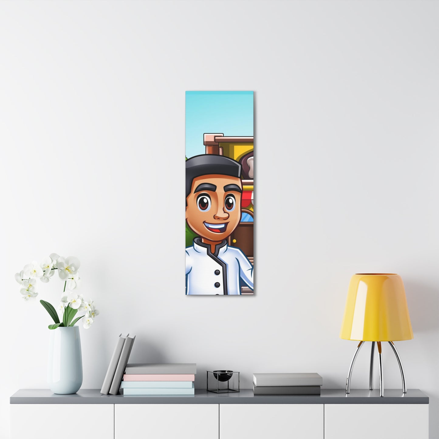 Chef Santos Canvas Gallery Wraps