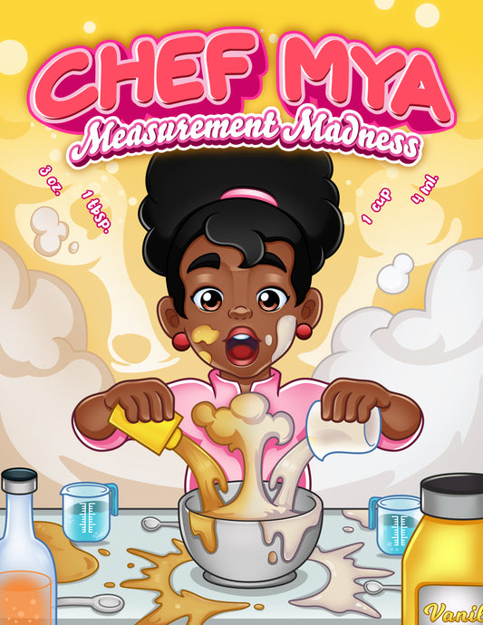 Chef Mya Measurement Madness - Coloring Book
