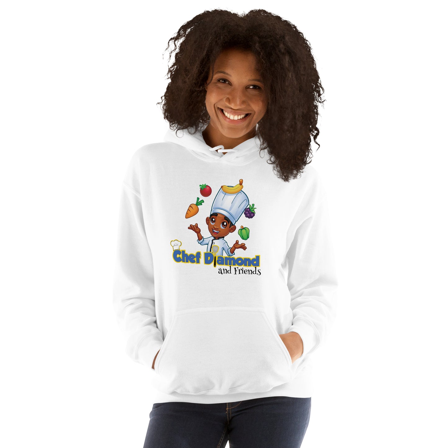 Chef Diamond Adult Hoodie