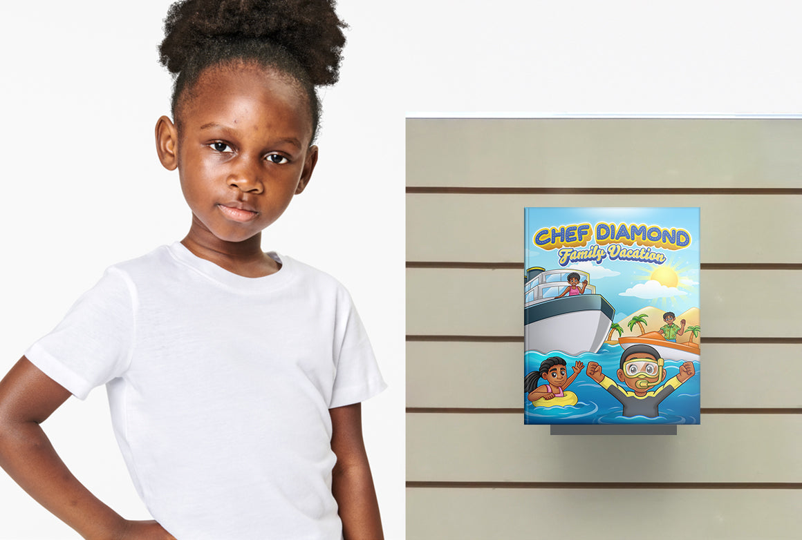 Chef Diamond Family Vacation Coloring Book